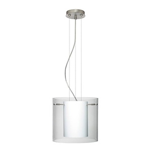 Pahu 12-One Light Cable Pendant with Flat Canopy-11.75 Inches Wide by 10.63 Inches High - 404043