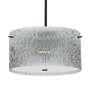 Tamburo 16 - 3 Light Stem Pendant In Contemporary Style-7.88 Inches Tall and 15.75 Inches Wide