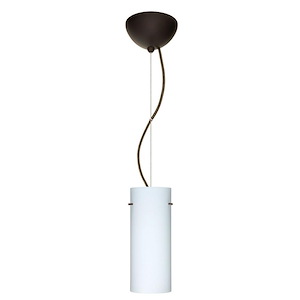 Stilo 10-One Light Cord Pendant with Flat Canopy-4 Inches Wide by 10 Inches High - 1211450