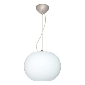Jordo-One Light Cable Pendant with Dome Canopy-14.5 Inches Wide by 11.38 Inches High - 404059