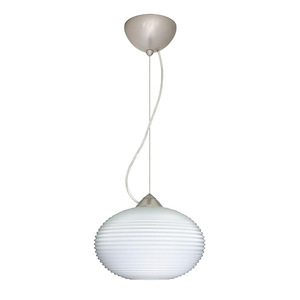 Pape 12-One Light Cord Pendant with Flat Canopy-11.75 Inches Wide by 7.5 Inches High - 404040