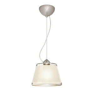 Pica 9-One Light Cord Pendant with Flat Canopy-8.7 Inches Wide by 6.6 Inches High - 1211240