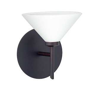 Kona - 1 Light Mini Wall Sconce In Contemporary Style-6.5 Inches Tall and 5.5 Inches Wide