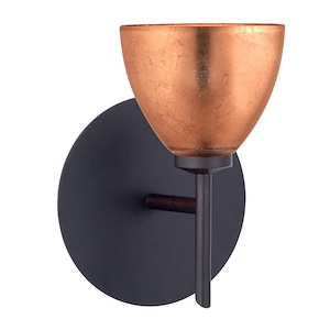 Divi - 1 Light Mini Wall Sconce In Contemporary Style-6.63 Inches Tall and 5 Inches Wide - 1294274