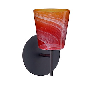 Canto 5 - 1 Light Mini Wall Sconce In Contemporary Style-8 Inches Tall and 5 Inches Wide - 1294211