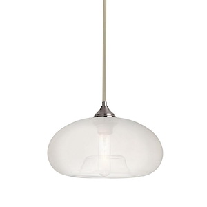 Bana - 1 Light Stem Pendant-5.25 Inches Tall and 10.5 Inches Wide