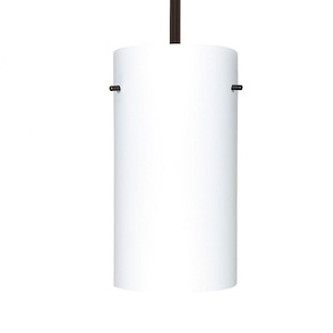 Stilo 12 - 1 Light Stem Pendant In Contemporary Style-12 Inches Tall and 6.25 Inches Wide