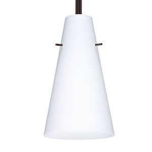 Cierro - 1 Light Stem Pendant In Contemporary Style-9.38 Inches Tall and 5.74 Inches Wide - 1294183
