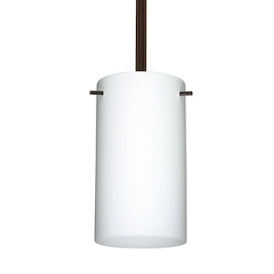 Stilo 7 - 1 Light Stem Pendant In Contemporary Style-7 Inches Tall and 4 Inches Wide - 1294263