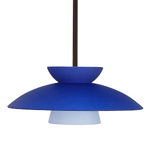 Trilo 15 - 1 Light Stem Pendant In Contemporary Style-6 Inches Tall and 15 Inches Wide - 1294220