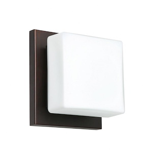 Alex - 1 Light Mini Wall Sconce In Contemporary Style-5.5 Inches Tall and 4.75 Inches Wide