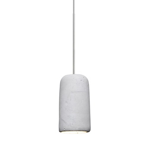 Glide-3W 1 LED Pendant with Flat Canopy-2 Inches Wide by 4 Inches High