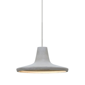 Modus-One Light Pendant with Flat Canopy-9 Inches Wide by 5 Inches High
