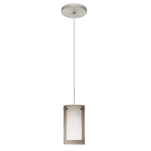 Pahu 4-One Light Cord Pendant with Flat Canopy-4 Inches Wide by 7 Inches High