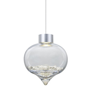 Terra - 8 Inch 6W 1 LED Pendant with Flat Canopy