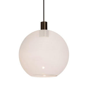 Newton 8 - 3W 1 LED Cord Pendant In Contemporary Style-9.5 Inches Tall and 7.75 Inches Wide