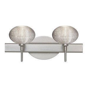 Lasso-Two Light Bath Vanity-14.63 Inches Wide by 6.25 Inches High - 404166