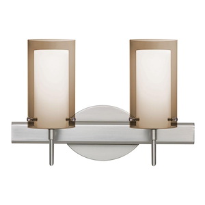 Pahu 4-Two Light Bath Vanity-14.63 Inches Wide by 9.88 Inches High - 481510