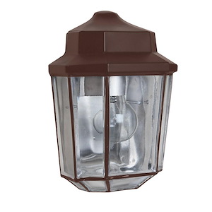 Costaluz 3028 Series-One Light Outdoor Wall Sconce-6.75 Inches Wide by 9.5 Inches High