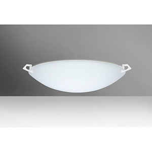 Sonya 17-Two Light Flush Mount-17 Inches Wide by 5.25 Inches High