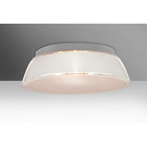 Pica 17-Three Light Flush Mount-16.6 Inches Wide by 4.8 Inches High