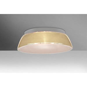 Pica 13-Two Light Flush Mount-13.4 Inches Wide by 4.4 Inches High