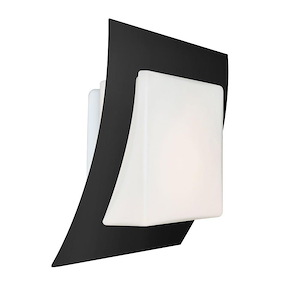 Axis 10 - 9W 1 LED Wall Sconce In Contemporary Style-10 Inches Tall and 10 Inches Wide