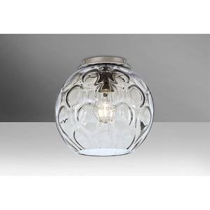 Bombay-One Light Flush Mount-9.8 Inches Wide by 9.25 Inches High