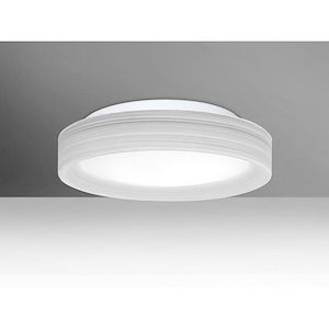 Pella 13-16W 1 LED Flush Mount-12.5 Inches Wide by 3 Inches High