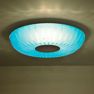 Spira 10 - 10W 1 LED Flush Mount In Contemporary Style-2.75 Inches Tall and 9.75 Inches Wide