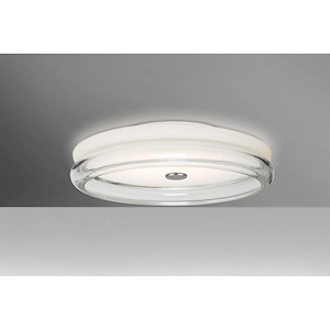 Topper 12-Two Light Flush Mount-12 Inches Wide by 3 Inches High