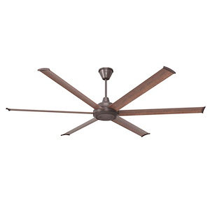 Bison - 6 Blade Ceiling Fan-21 Inch Tall and 84 Inch Wide - 1395680