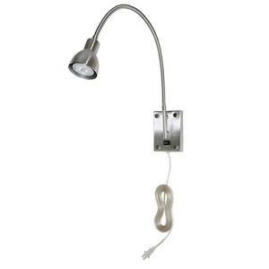 LED Wall Sconce with Gooseneck Arm