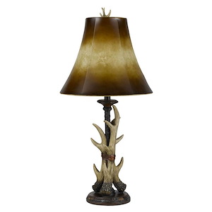 Buckhorn-One Light Table Lamp-9.5 Inches Wide by 19 Inches High