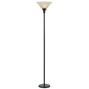 One Light Torchiere-13 Inches Wide by 70 Inches High
