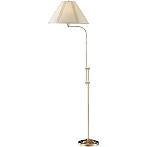 Universal-One Light Pharmacy Floor Lamp with Adjustable Pole-4.9 Inches Wide by 27.4 Inches High