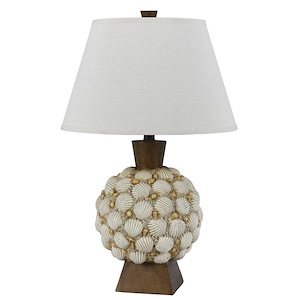 Seashell-One Light Table Lamp-15.8 Inches Wide by 25 Inches High