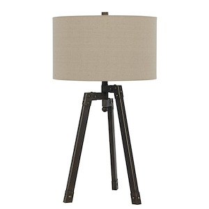Tripod-One Light Table Lamp-17 Inches Wide by 31 Inches High