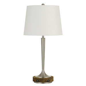 Chester-One Light Table Lamp-15 Inches Wide by 28.5 Inches High