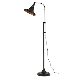 Taranto-One Light Adjustable Floor Lamp-10 Inches Wide by 47.58 Inches High