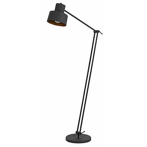 Davidson-1 Light Floor lamp in Lifestyle Style-11 Inches Wide by 65 Inches High