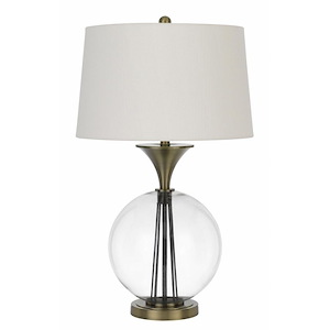 Moxee-1 Light Table lamp in Lifestyle Style-18 Inches Wide by 30.5 Inches High