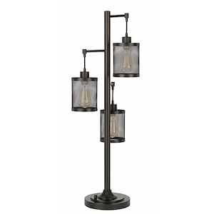 Pacific-3 Light Table lamp in Lifestyle Style-14 Inches Wide by 37.5 Inches High