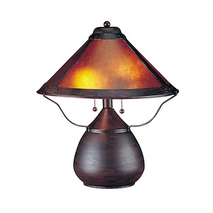Two Light Table Lamp-5.25 Inches Wide by 17 Inches High