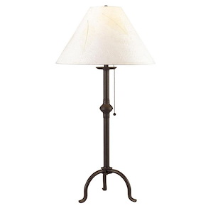 Craftman-One Light Pennyfoot Table Lamp-12.1 Inches Wide by 15.5 Inches High