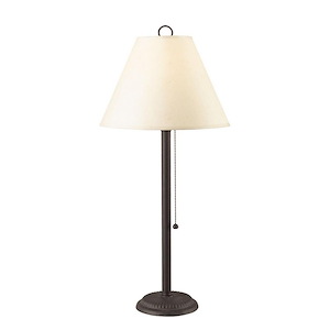 Craftman - One Light Candlestick Table Lamp