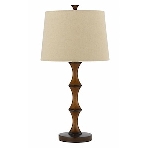 Bamboo - 1 Light Table Lamp-28 Inches Tall and 14 Inches Wide