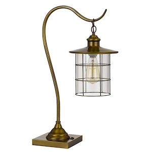 Silverton - 1 Light Desk Lamp-25 Inches Tall and 13.5 Inches Wide