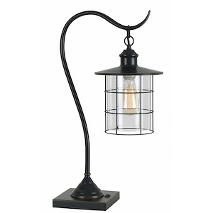 Silverton - 1 Light Desk Lamp-25 Inches Tall and 13.25 Inches Wide