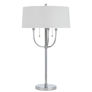 2 Light Table Lamp-31 Inches Tall and 18 Inches Wide